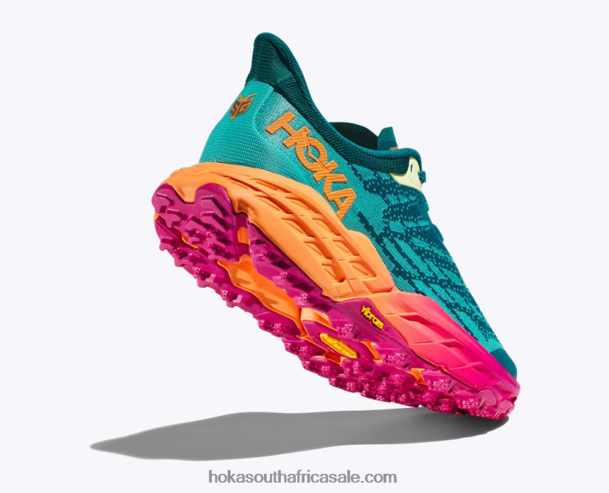 Women Speedgoat 5 Hoka 0TNRBJ242 Blue Coral/Camellia