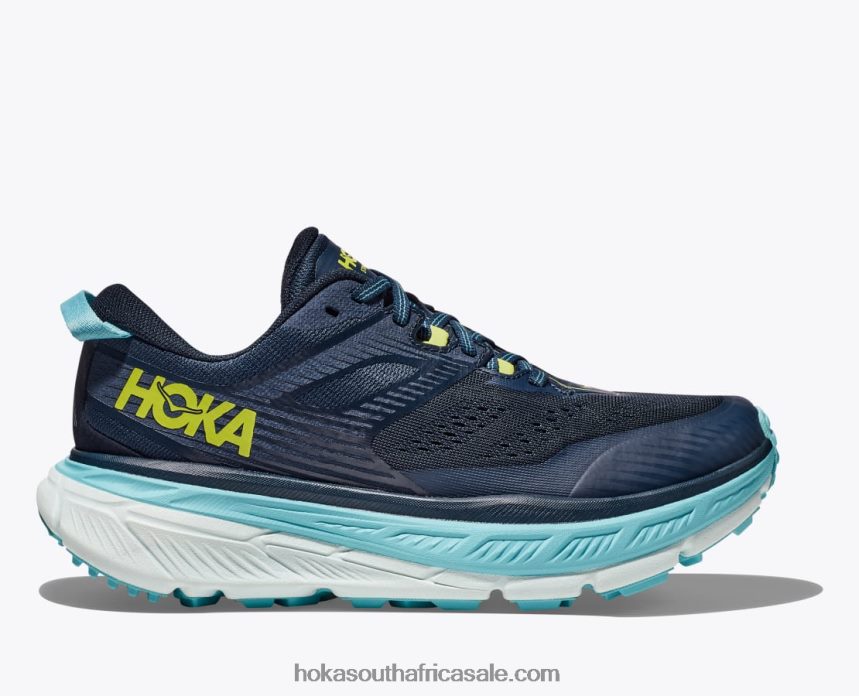 Women Stinson 6 Hoka 0TNRBJ118 Outer Space/Blue Glass