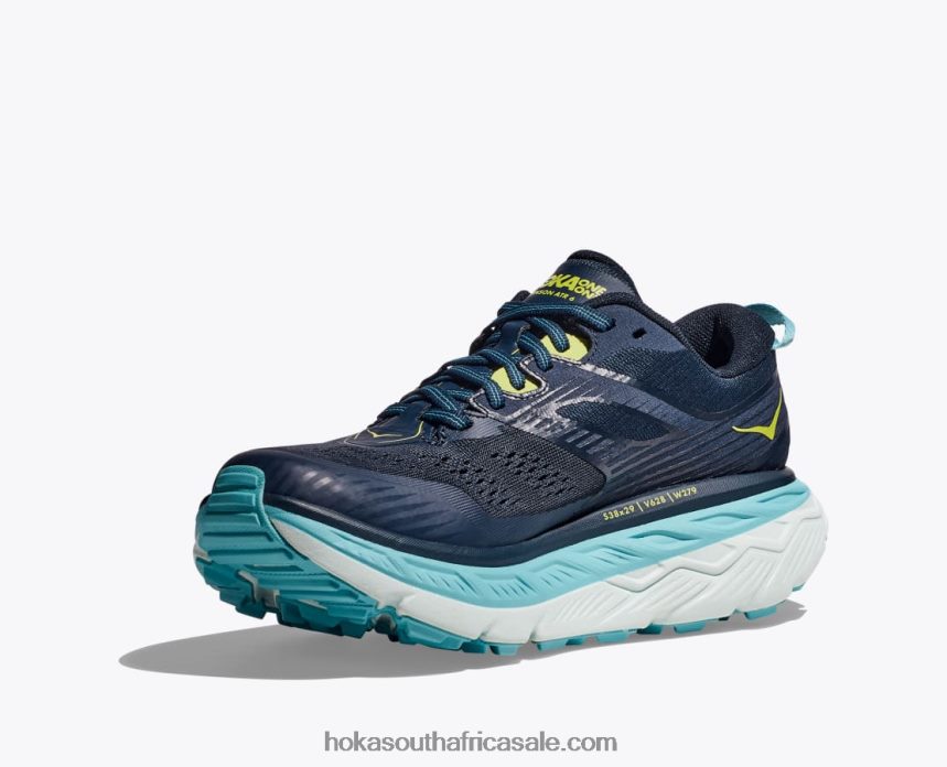 Women Stinson 6 Hoka 0TNRBJ118 Outer Space/Blue Glass