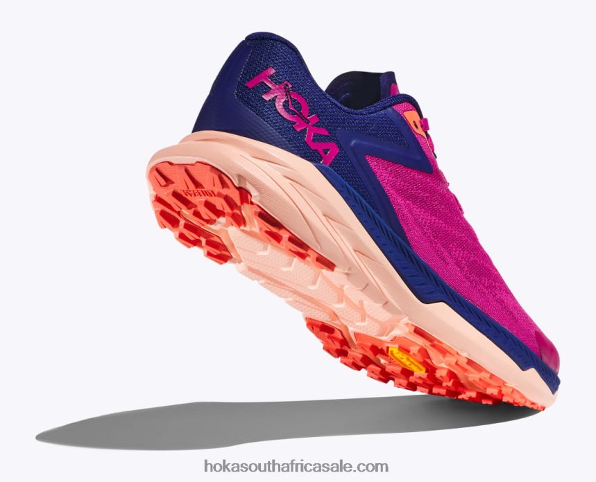 Women Zinal Hoka 0TNRBJ135 Festival Fuchsia/Bellwether Blue