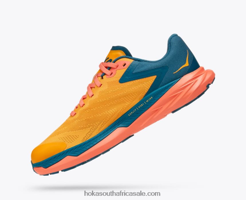 Women Zinal Hoka 0TNRBJ137 Radiant Yellow/Camellia